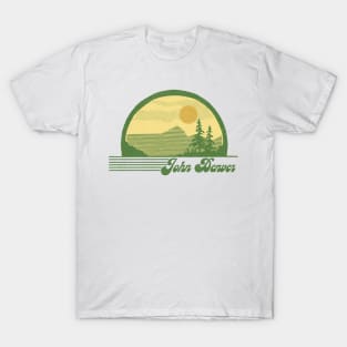 John Denver / Retro Style Country Fan Design T-Shirt